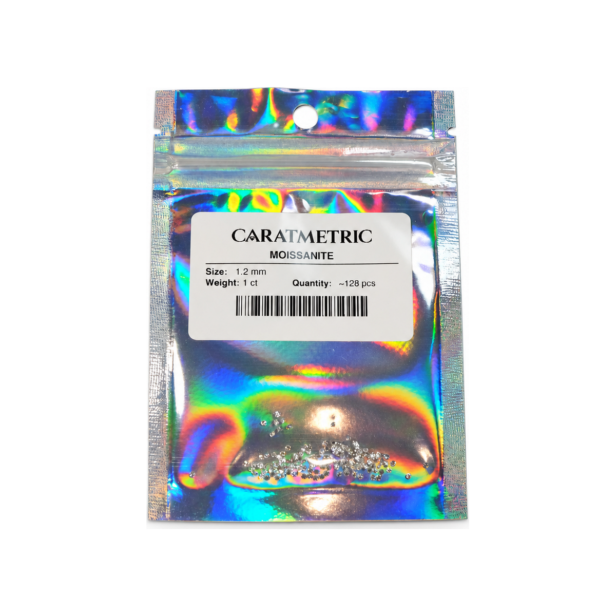 1 CT Round Moissanite Melee – Choose Size