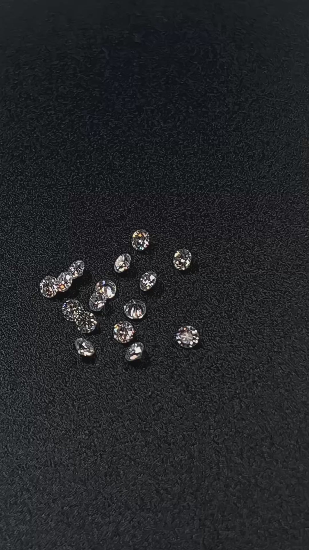 Moissanite Melee Sample Pack – 6 Sizes, ~1 CT
