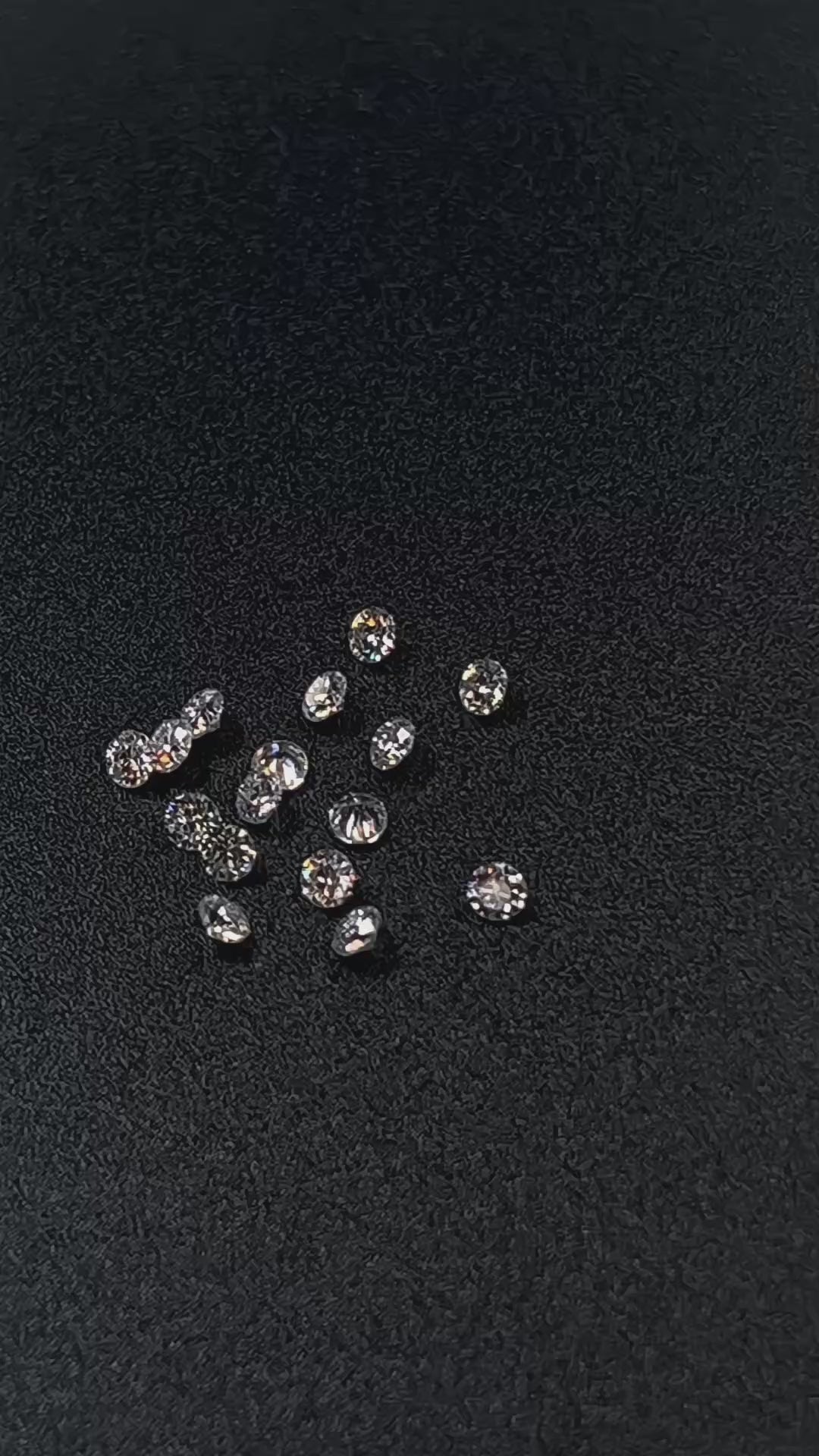 1 CT Round Moissanite Melee – Choose Size